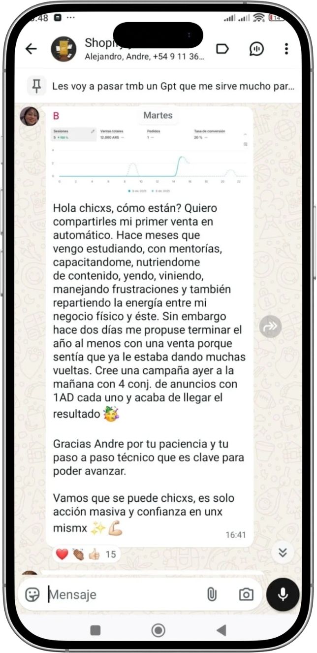 Primera venta en automático